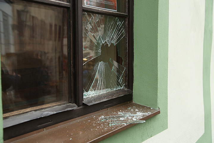 A2B Glass are able to board up broken windows while they are being repaired in Cardiff.